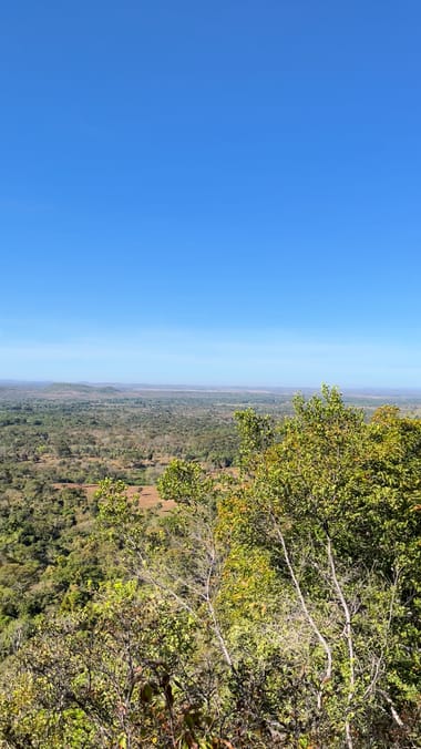 O cerrado a perder de vista, visto do alto do Morro do Chapéu